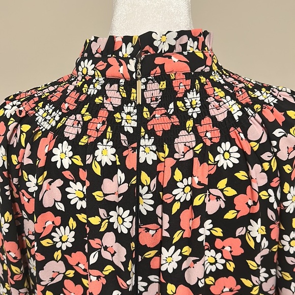 Kate Spade Road Trip Floral Shift Dress Blazer Blue New Size Small - Picture 14 of 16